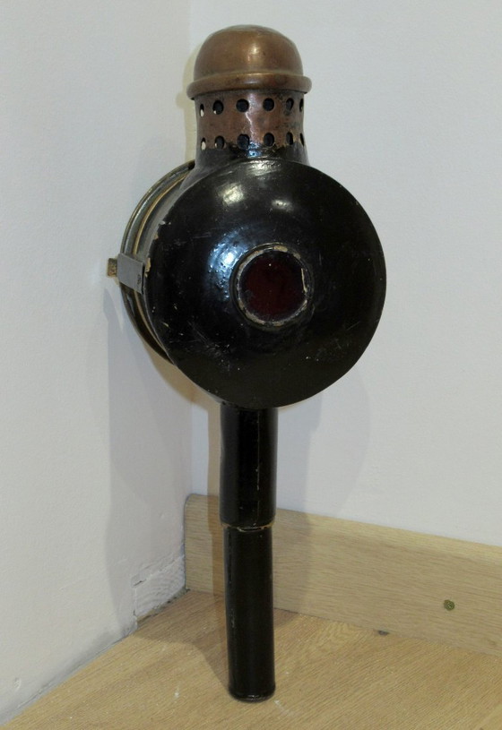 Antique Candle Stagecoach Carriage Cabriolet Lantern 19th Century – Decorative Objects, Glass, Metal (photo 5 of 5)