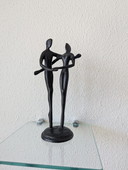 Bodrul Khalique "The Dance" Bronze with black patina.