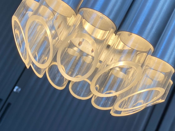 Raak Septiem B-1205 Lampada a Sospensione da Soffitto in Alluminio Plexi Vintage 1960 (photo 12 of 20)
