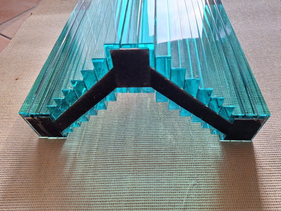 Rare Table Basse "Supercalif" de Luigi Massoni pour Gallotti & Radice – Années 80/90 (Sur Mesure) (photo 7 of 8)