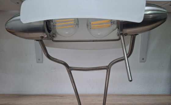 Image 1 of Lampe de banquier / lampe de notaire Style Walter Monici