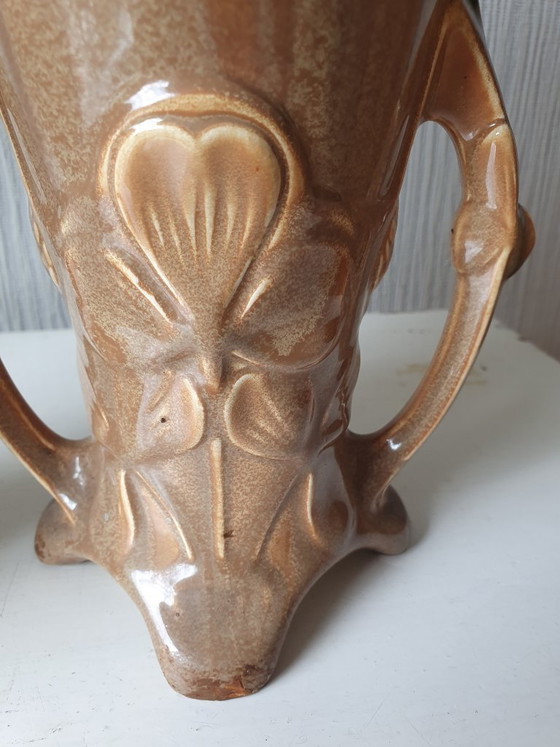 Image 1 of Moulin des Loups Orchies vases model 501-1 ca. 1925 – 30 cm"