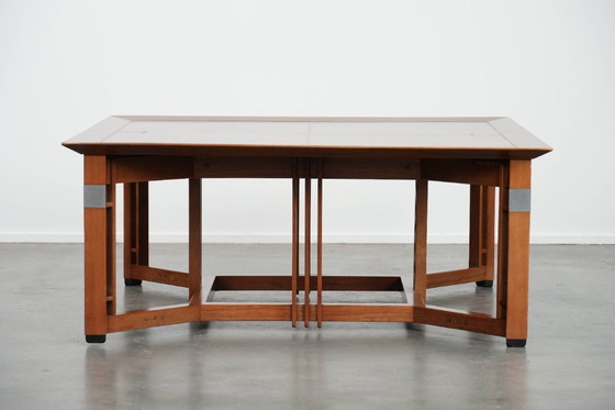 Image 1 of Grande table basse carrée de style Art déco, signée Schuitema et issue de la série Decoforma.