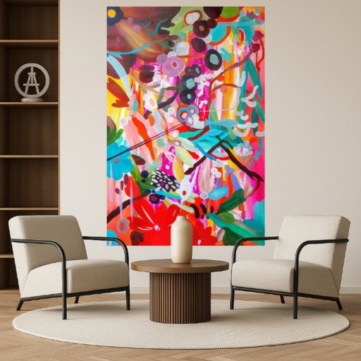 Acrylic Painting #Pleisto 150x100cm – schilderijen tekeningen, Canvas (photo 2 of 14)