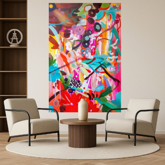 Acrylic Painting #Pleisto 150x100cm – joart, Paintings & Drawings, Canvas (photo 2 of 14)