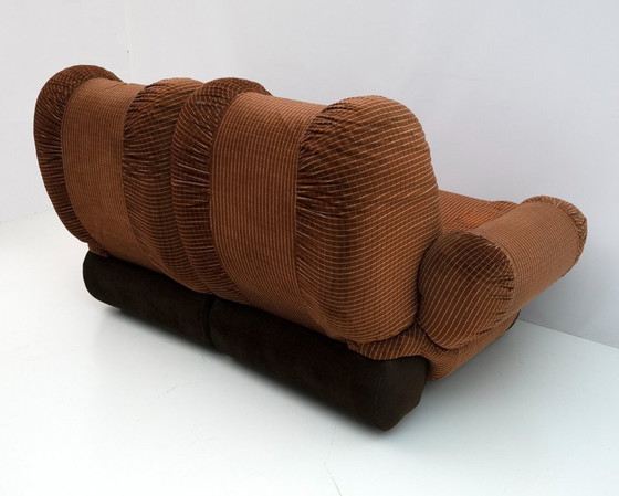 Image 1 of Divano modulare in velluto italiano Space Age, anni '70