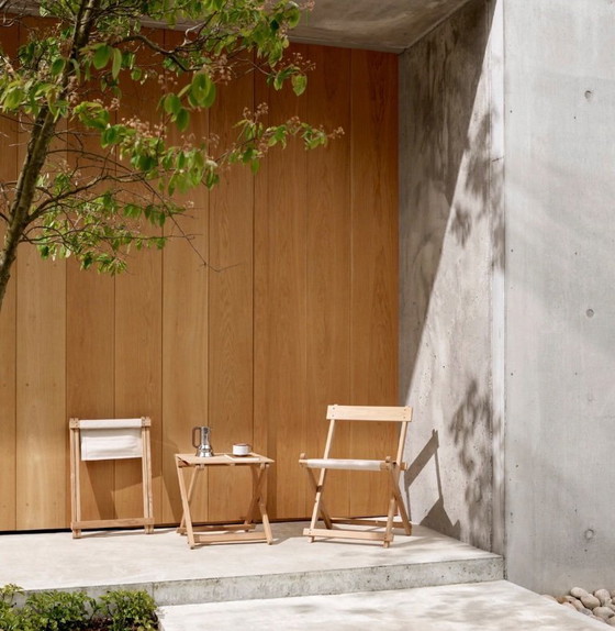 Image 1 of Ensemble de jardin Carl Hansen & Son Deck : 2 chaises + table