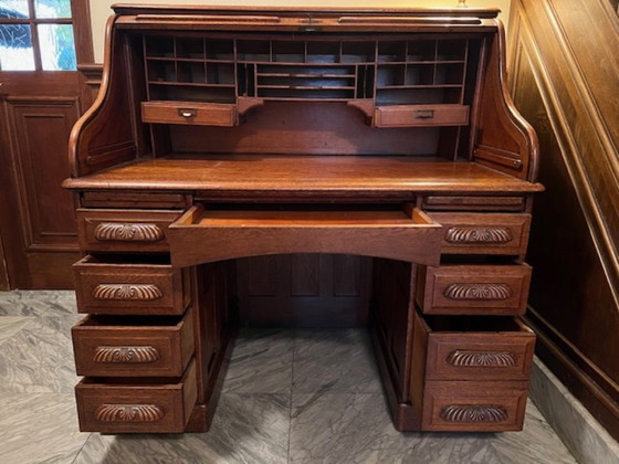 Scrivania a Rullo in Rovere Massello – Scrivanie, Wood (photo 5 of 7)
