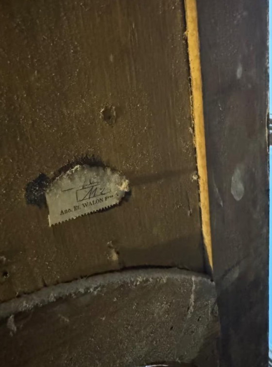 Image 1 of Large Antique Louis XV Mirror  Gilded Rococo