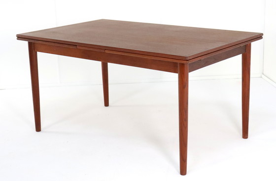 Image 1 of Danish Extendable Rectangular Dining Table 'Nymark' Vintage