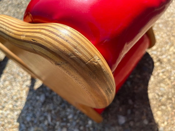 Coppia di Poltrone Vintage Design Postmoderno Him + Her Anni '70 '80 – Wood, Plastic (photo 9 of 15)
