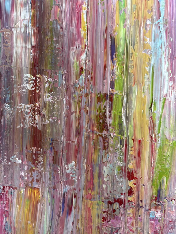 Une dernière couche (acrylique sur lin) 120 x 90 cm, cadre en bois noir inclus – Peintures et dessins, Canvas (photo 3 of 5)