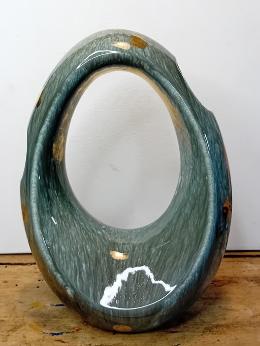 Brocca in ceramica fiammata – Alexandre de Wemmel (firmata) – vazen