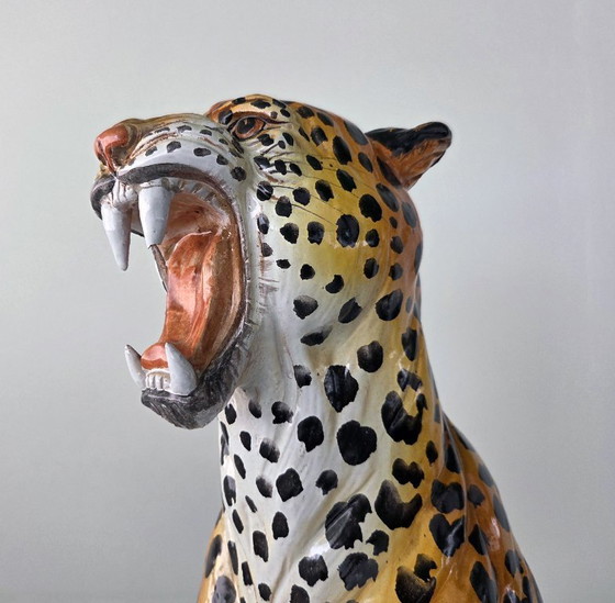 Image 1 of Vintage Keramieken Luipaard