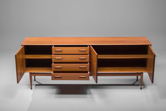 Image 1 of Credenza danese in teak di Gunnar Nielsen per Tibergaard, 1960