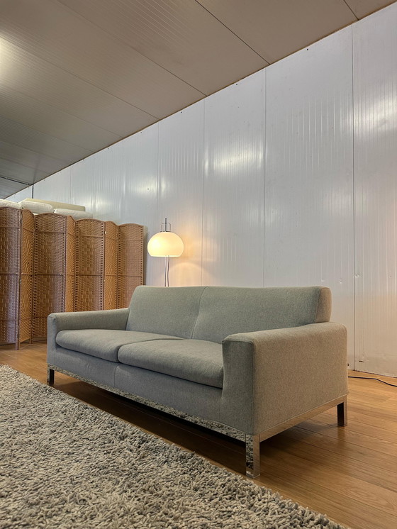 Image 1 of ZG Minotti Canapé 2/3 places Laine grise | Nettoyé par un professionnel