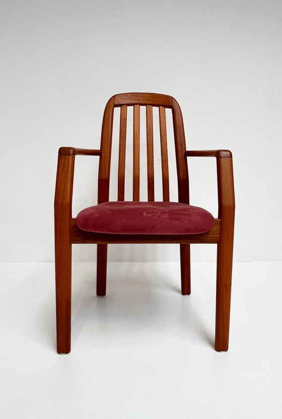 Image 1 of Set di 6 sedie danesi in legno di Dyrlund, anni '60