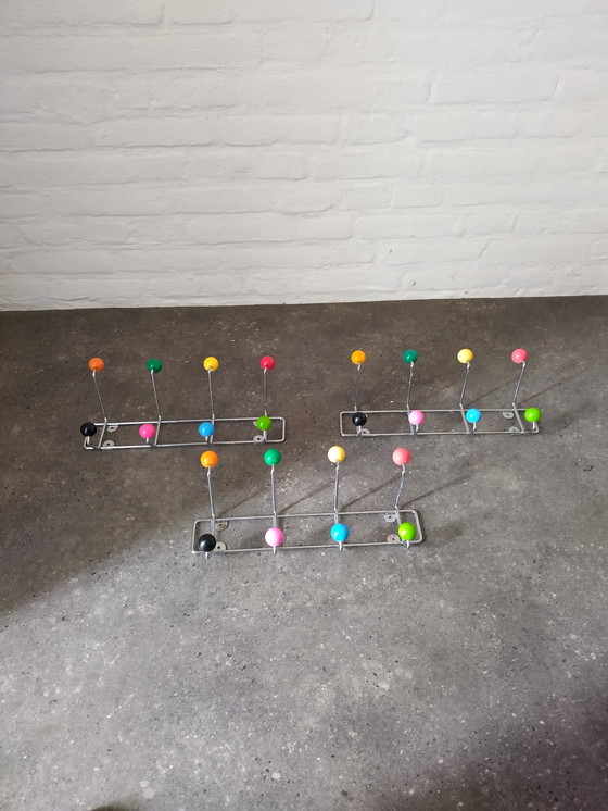 Image 1 of Popart Sputnik Porte-manteaux - 3x - Vintage