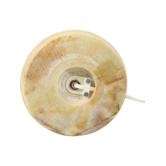 Image 1 of Vintage Table Lamp Onyx Marble