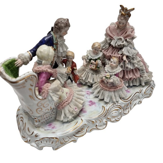 Image 1 of Statue en porcelaine de Muller Volkstedt, de 1907 à 1949