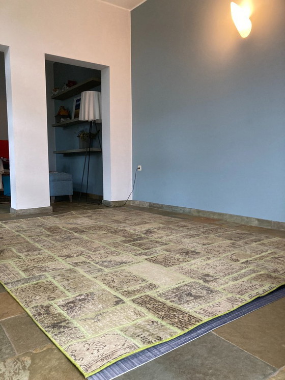 Image 1 of Wollflickenteppich