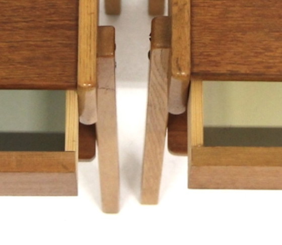Image 1 of Set di 2 comodini in teak e rovere, Svezia, 1960
