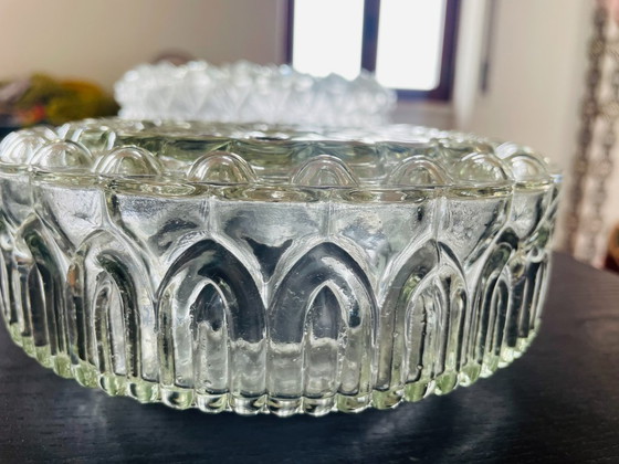 Image 1 of Pareja de lámparas empotrables de cristal para techo o pared