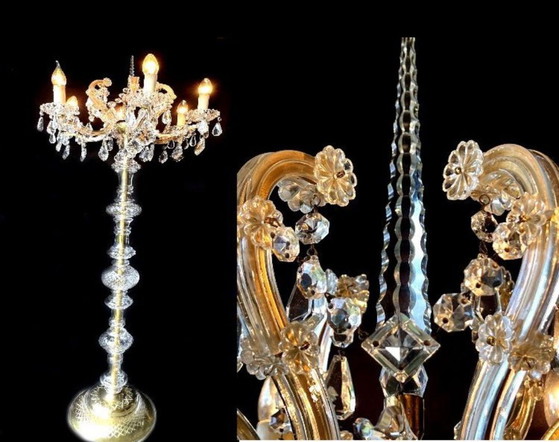 Lampadario antico Palwa – Lampade da terra, Glass (photo 7 of 8)