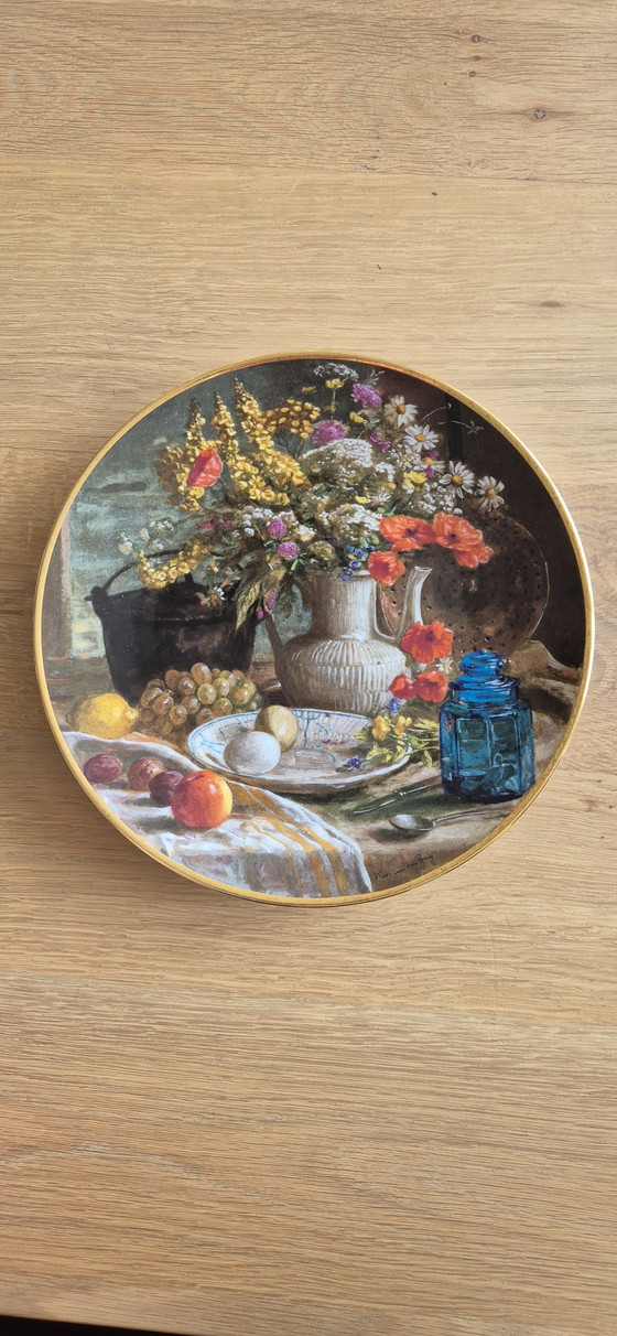 2x Zierteller von Kees van een Berg – Royal Mosa, Wanddekoration, Porcelain (photo 2 of 5)