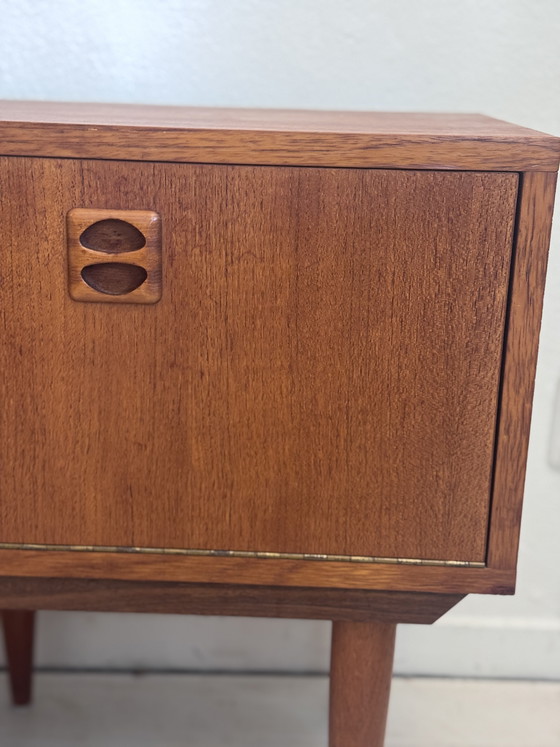 Image 1 of Set vintage Deense nachtkastjes teak jaren 60