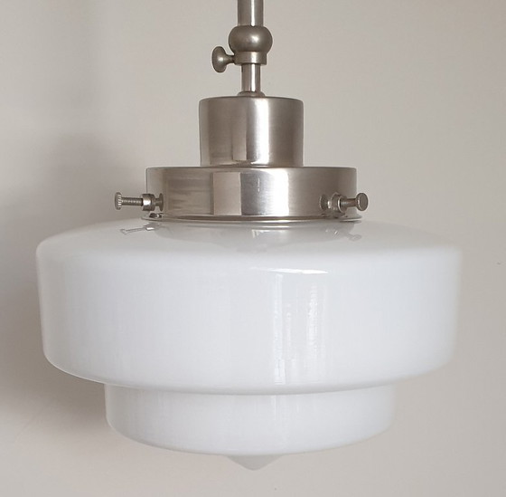 1 di 2 Lampada a sospensione Art Déco Giso (Gispen) – Giso Gispen, Lampade a sospensione, Metal (photo 21 of 39)