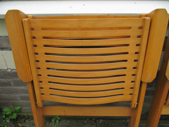 Image 1 of 2x Rex Fauteuils pliants par Niko Kralj pour Stol