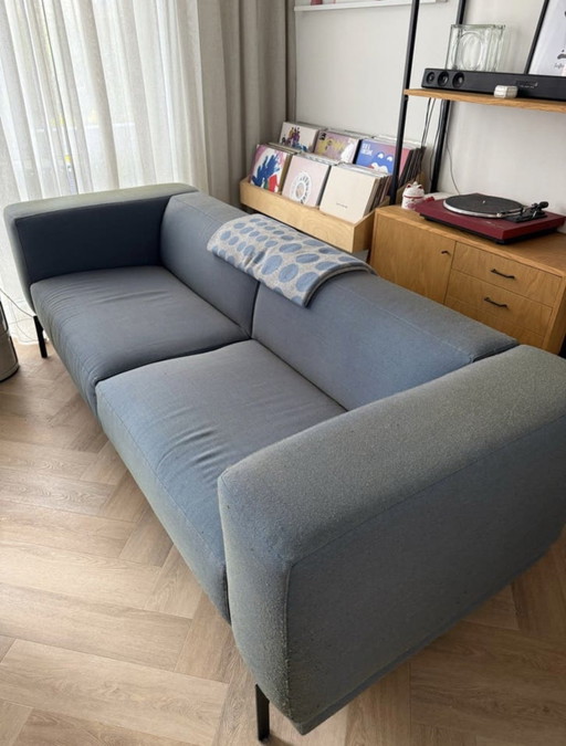 Studio Henk Cave Canapé 3 places tissu Kvadrat, pieds noirs