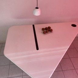 Kite Table by Castelijn With Two Dining Chairs by Metaform