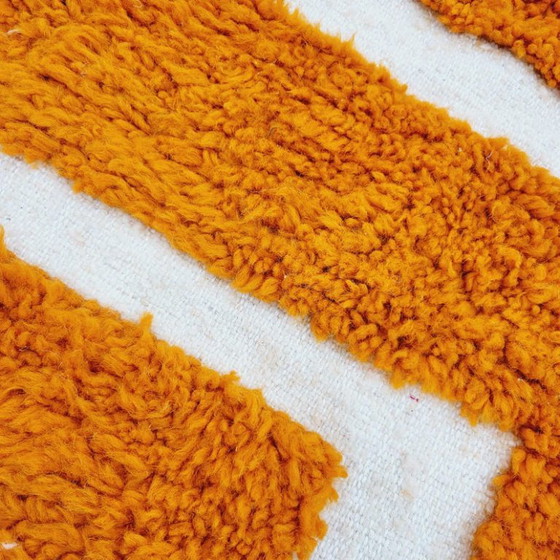 Oranje tapis bérbere ecru à motieven géométriques 250cmx300cm – Vloerkleden en tapijten, Cotton (photo 9 of 9)