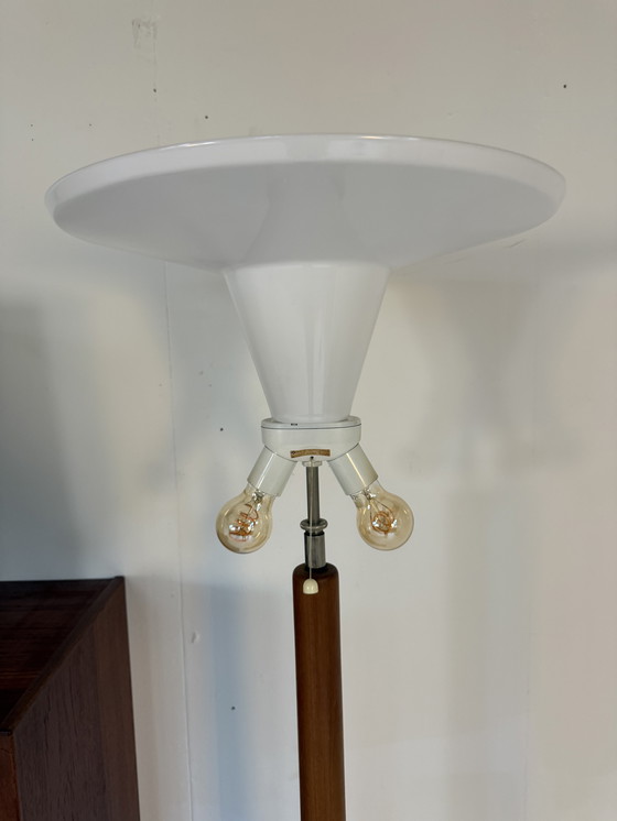 Image 1 of Vintage XL floor lamp 'teardrop', Domus '70
