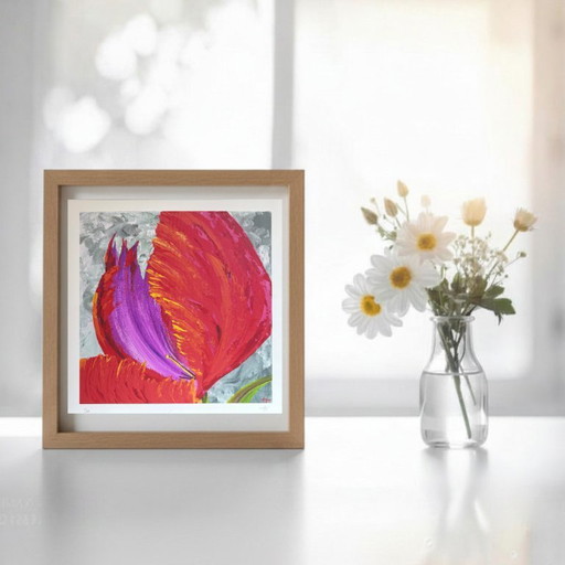 Mother's Day gift – Fine art print flower (30×30 cm, limited & signed)