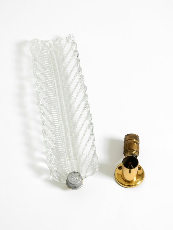 Image 1 of Sehr seltene originale italienische Wandleuchte aus Muranoglas von Barovier & Toso im Mid-Century-Modern-Stil
