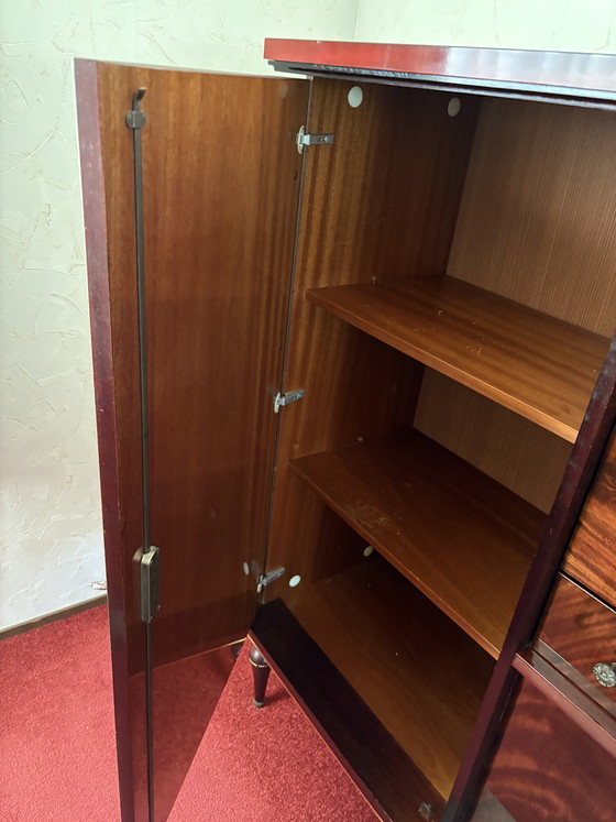 Image 1 of Mooie mahonie houten empire stijl kast