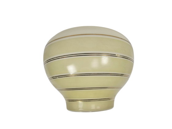 Image 1 of Dutch design - Philips Holland - Brune glas - plafonniere - 50's