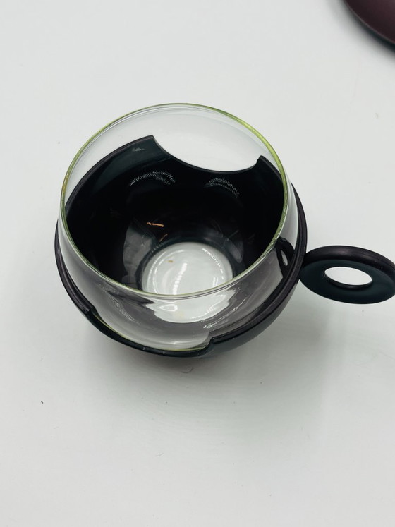 Image 1 of Set of 5 Pop Cups with Donut Handles – Dutch Design – 1970