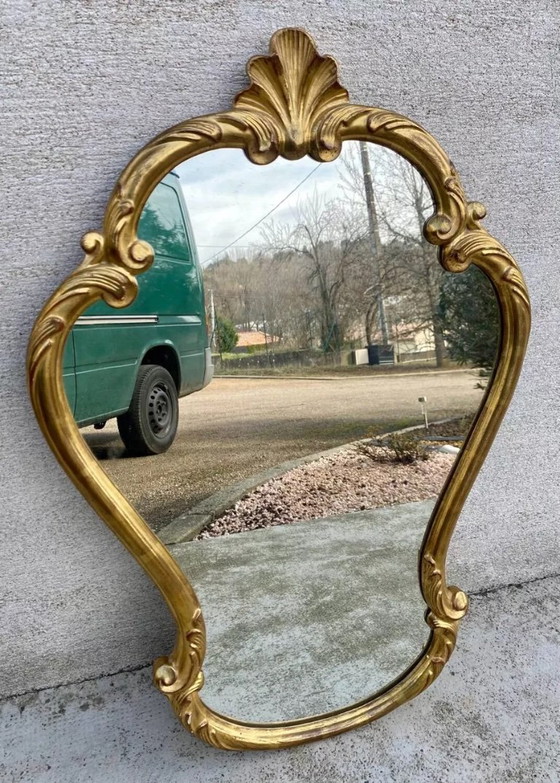 Image 1 of Vintage Louis XV style giltwood mirror, Baroque style