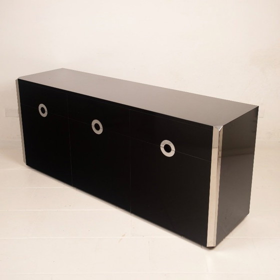 Willy Rizzo Alveo Sideboard for Mario Sabot, Italy 1970 – Wood (photo 15 of 23)