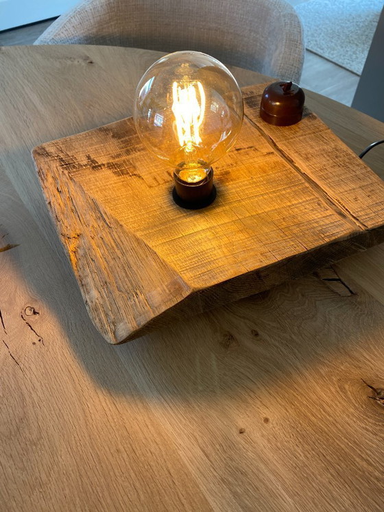 Image 1 of Table lamp, block lamp