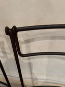 Unique Wrought Iron Dining Table With 6 Chairs And Glass Top
