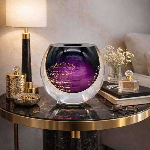 Arte en vidrio de George Broft - jarrón