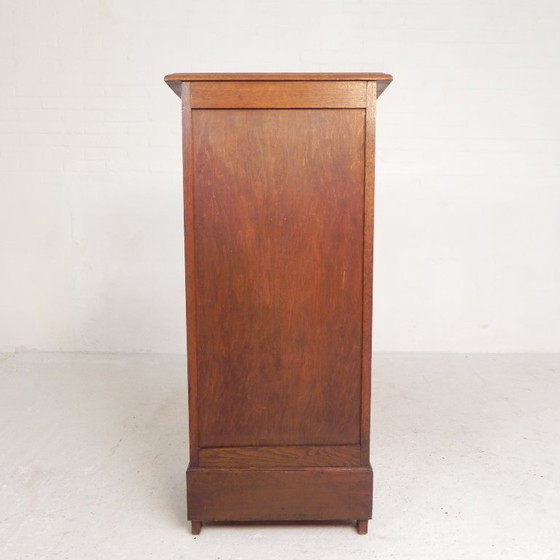 Eichenschrank mit Rollladen und einem Rollladen, 113 cm hoch, 1930er Jahre – Kommoden, Wood (photo 12 of 26)