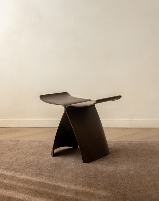Butterfly Hocker von Sori Yanagi für Tendo Mokko, 1980er Jahre