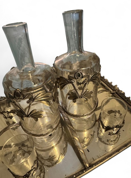 Servizio da rosolio, prima meta' del '900 – Bicchieri e caraffe, Vetro (photo 2 of 5)