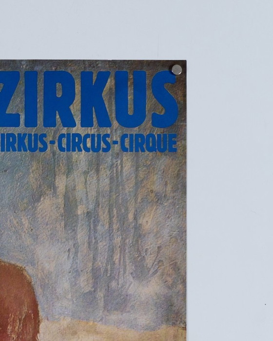 Image 1 of Picasso der Zirkus – Originele vintage tentoonstellingsposter van Pablo Picasso uit 1978 – Modern – 102x76 cm A1